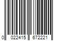 Barcode Image for UPC code 0022415672221