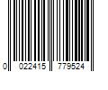 Barcode Image for UPC code 0022415779524