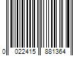 Barcode Image for UPC code 0022415881364