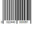 Barcode Image for UPC code 0022440000051