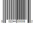 Barcode Image for UPC code 002244000082