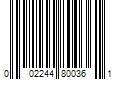 Barcode Image for UPC code 002244800361