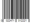 Barcode Image for UPC code 0022471012221