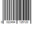 Barcode Image for UPC code 0022494125120