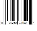 Barcode Image for UPC code 002250321904