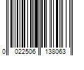 Barcode Image for UPC code 0022506138063