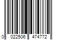 Barcode Image for UPC code 0022506474772