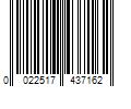 Barcode Image for UPC code 0022517437162