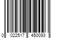 Barcode Image for UPC code 0022517450093