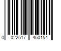 Barcode Image for UPC code 0022517450154