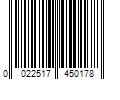 Barcode Image for UPC code 0022517450178