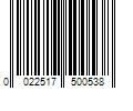 Barcode Image for UPC code 0022517500538