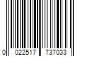 Barcode Image for UPC code 0022517737033