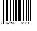 Barcode Image for UPC code 0022517904114