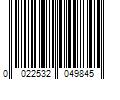 Barcode Image for UPC code 0022532049845