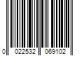 Barcode Image for UPC code 0022532069102