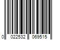 Barcode Image for UPC code 0022532069515