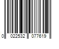 Barcode Image for UPC code 0022532077619