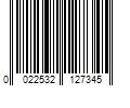 Barcode Image for UPC code 0022532127345