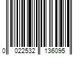 Barcode Image for UPC code 0022532136095