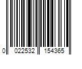 Barcode Image for UPC code 0022532154365