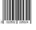 Barcode Image for UPC code 0022532225324