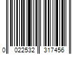 Barcode Image for UPC code 0022532317456