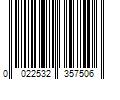 Barcode Image for UPC code 0022532357506