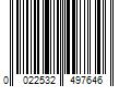 Barcode Image for UPC code 0022532497646