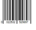 Barcode Image for UPC code 0022532529897