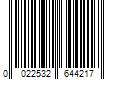 Barcode Image for UPC code 0022532644217