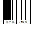 Barcode Image for UPC code 0022532718536