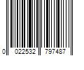 Barcode Image for UPC code 0022532797487