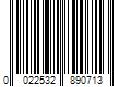 Barcode Image for UPC code 0022532890713