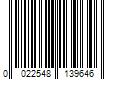 Barcode Image for UPC code 0022548139646