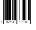 Barcode Image for UPC code 0022548181089