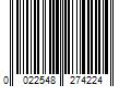 Barcode Image for UPC code 0022548274224