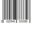 Barcode Image for UPC code 0022548333358