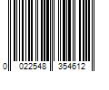 Barcode Image for UPC code 0022548354612