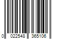 Barcode Image for UPC code 0022548365106