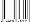 Barcode Image for UPC code 0022548397640