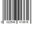 Barcode Image for UPC code 0022548413616