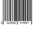 Barcode Image for UPC code 0022548414941