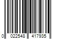 Barcode Image for UPC code 0022548417935