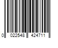 Barcode Image for UPC code 0022548424711