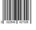 Barcode Image for UPC code 0022548427026