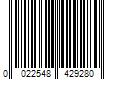 Barcode Image for UPC code 0022548429280