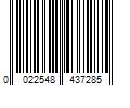 Barcode Image for UPC code 0022548437285