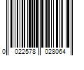 Barcode Image for UPC code 0022578028064