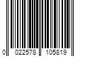 Barcode Image for UPC code 0022578105819